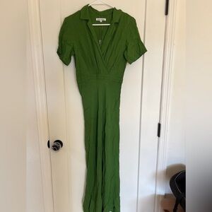 Reformation Vibrant Green Maxi Dress